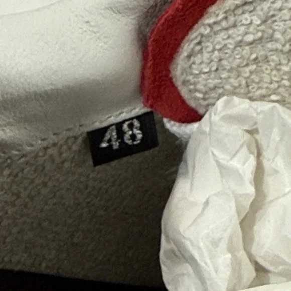 Project‎ Sustainability P448 Leather Sneakers Bali Italy EU 48 US 13.5 White